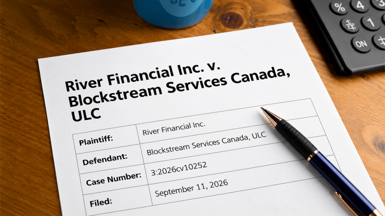 Cùng tên, khác công ty: Địa chỉ Blockstream Vụ kiện sông 6,7 triệu USD