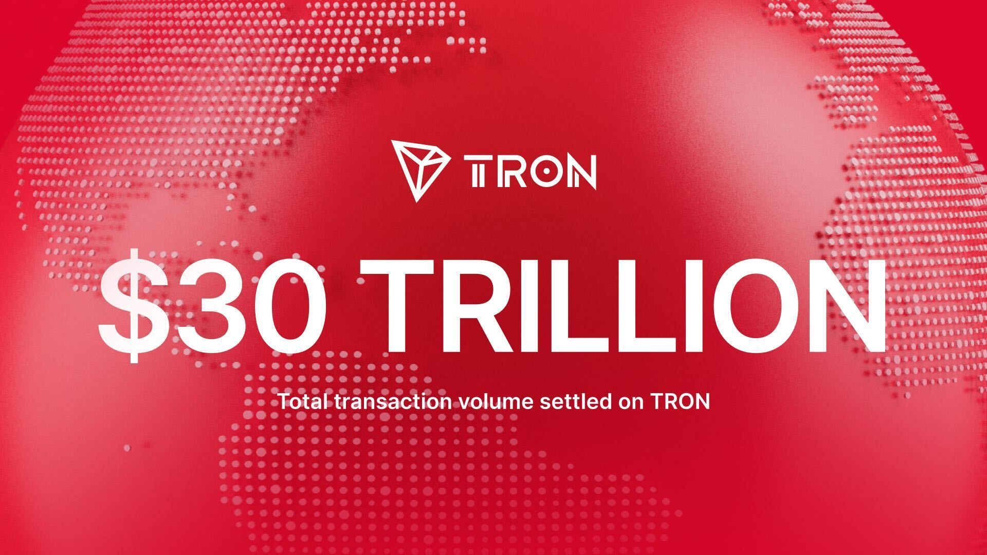 TRON vượt qua 30 nghìn tỷ đô la về tổng khối lượng giao dịch khi nó đảm bảo vị trí là chuỗi hàng đầu cho Stablecoin