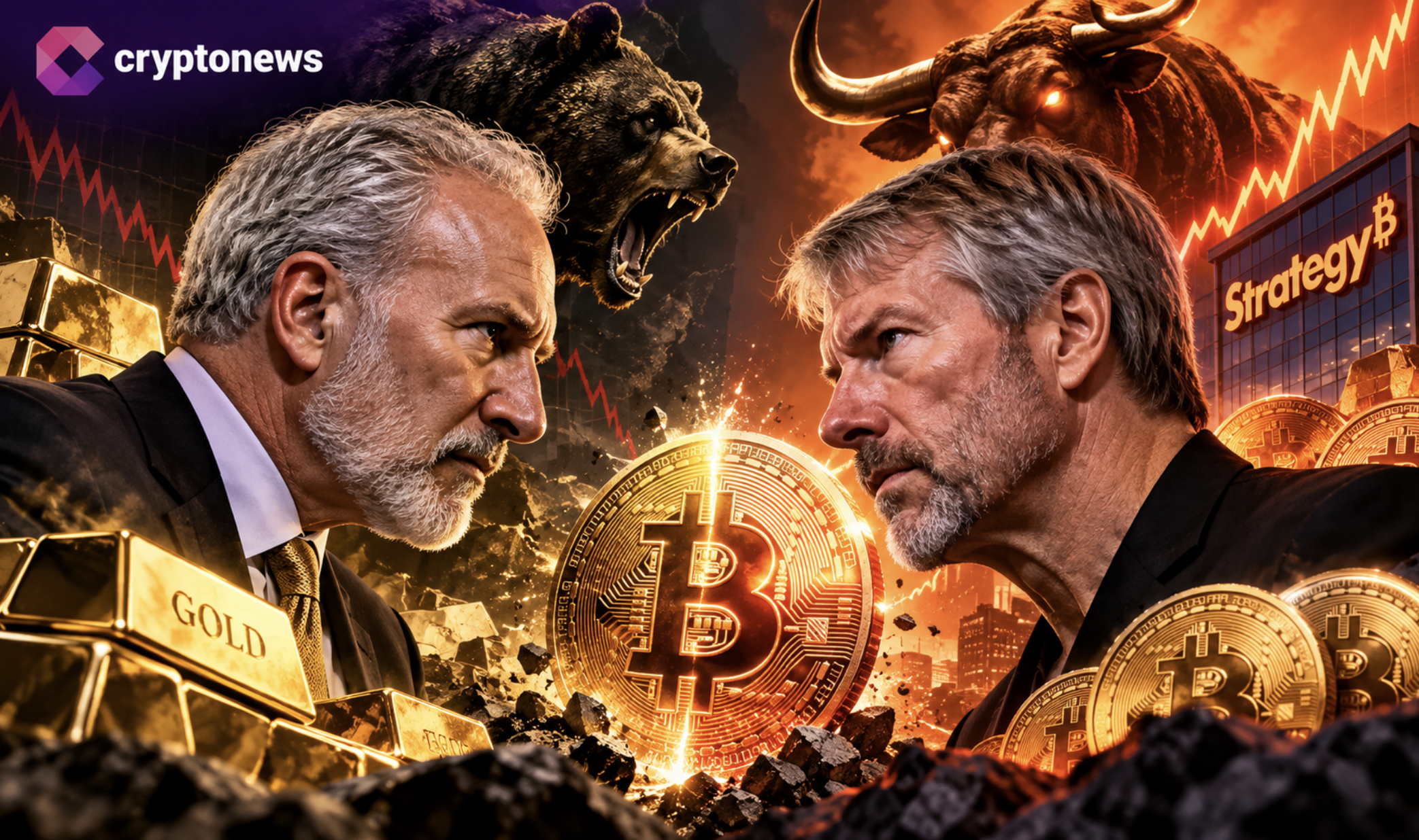 Giá bitcoin có thể đảo ngược sau các cổ phiếu công nghệ, Peter Schiff nói