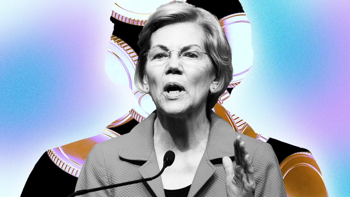 Thượng nghị sĩ Elizabeth Warren nói rằng bà muốn có một hóa đơn tiền điện tử, nhưng Đạo luật rõ ràng thì không phải vậy