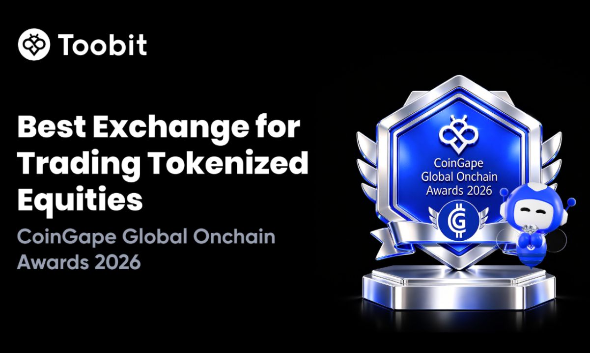 Toobit Giành Giải thưởng Sàn giao dịch Tốt nhất về Giao dịch Cổ phiếu Tokenized