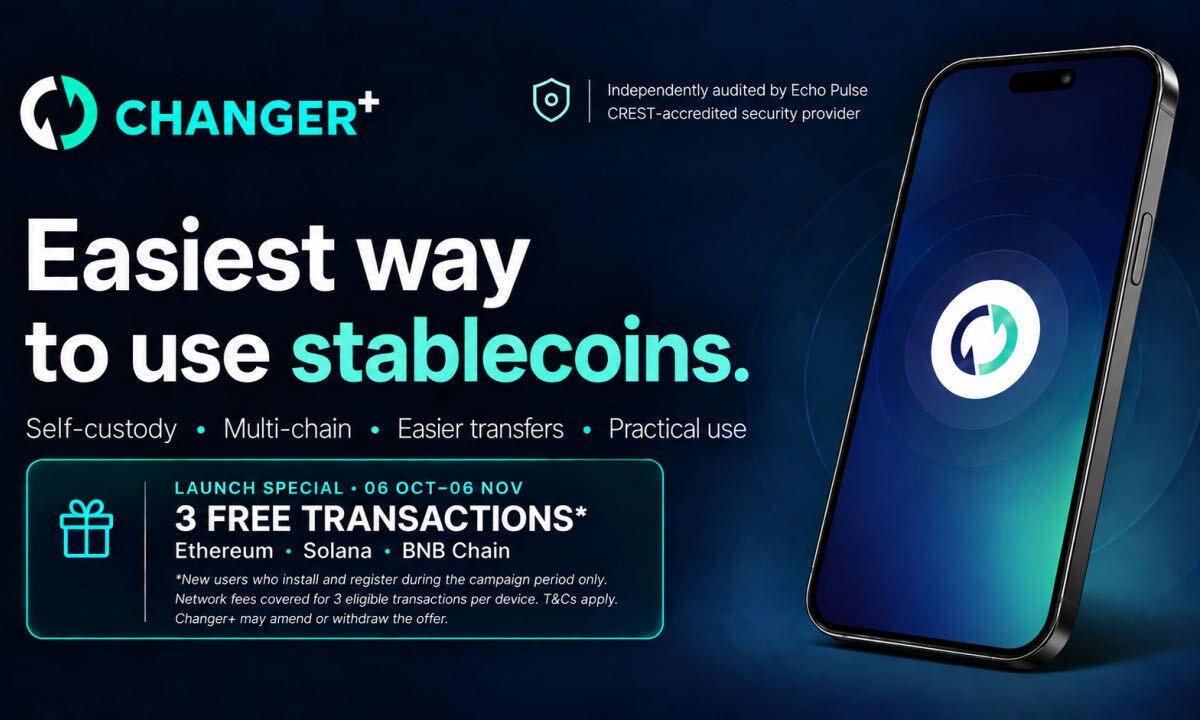 Changer+ ra mắt Ví tự lưu ký Stablecoin đầu tiên để làm cho Stablecoin dễ sử dụng hơn