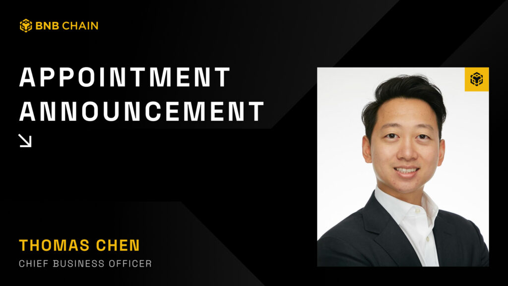 Chuỗi BNB bổ nhiệm Thomas Chen làm Giám đốc Kinh doanh