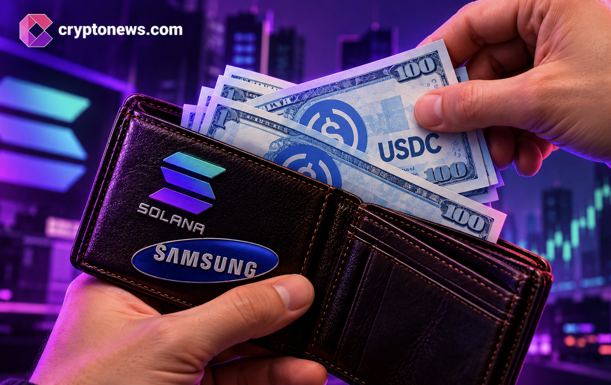 Việc chuyển USDC đang đến với Samsung Wallet