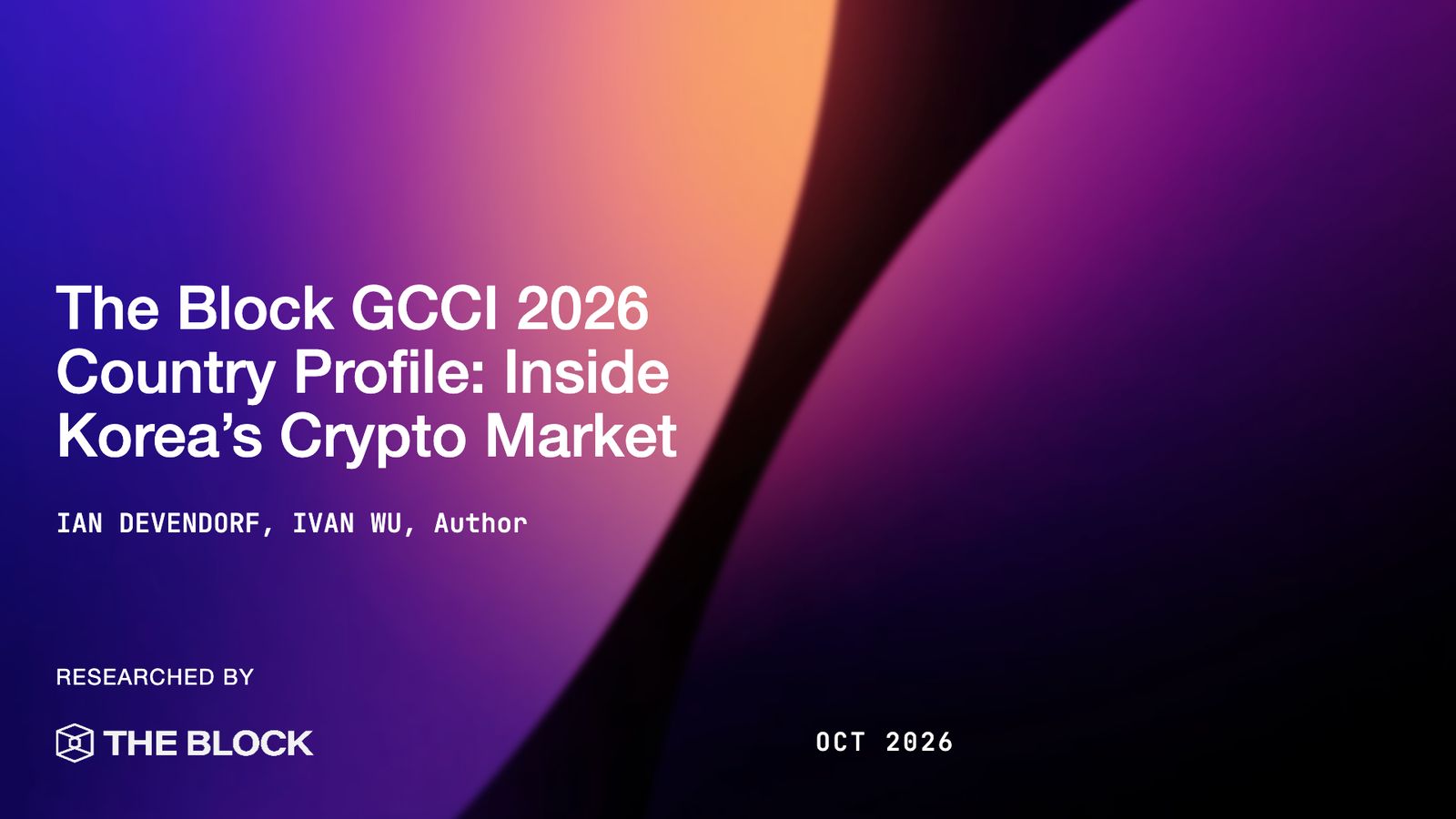 Hồ sơ quốc gia Block GCCI 2026: Bên trong thị trường tiền điện tử của Hàn Quốc