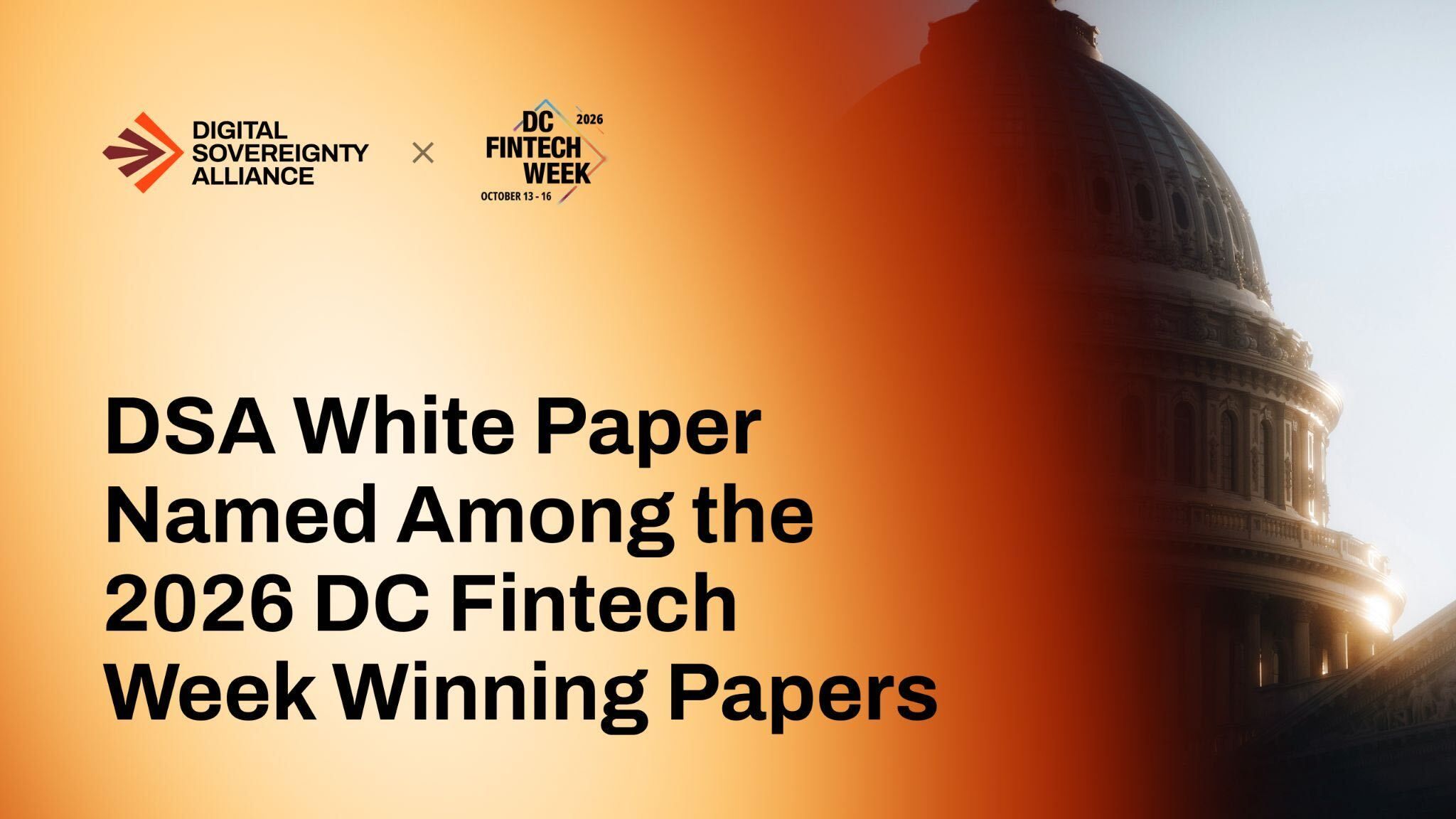 Sách trắng DSA có tên trong số các tài liệu đoạt giải Tuần lễ Fintech DC năm 2026