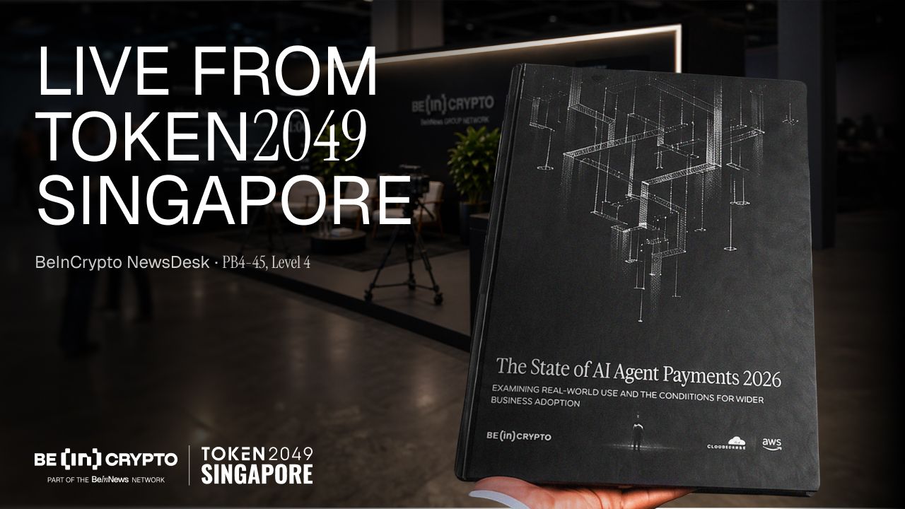 BeInCrypto công bố Báo cáo trạng thái thanh toán đại lý AI năm 2026 tại TOKEN2049 Singapore