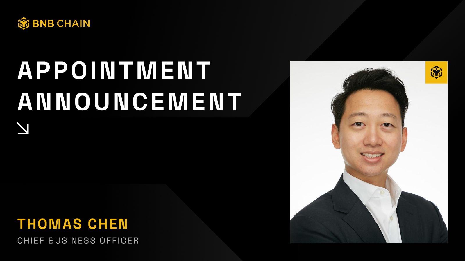 Chuỗi BNB bổ nhiệm Thomas Chen làm Giám đốc Kinh doanh