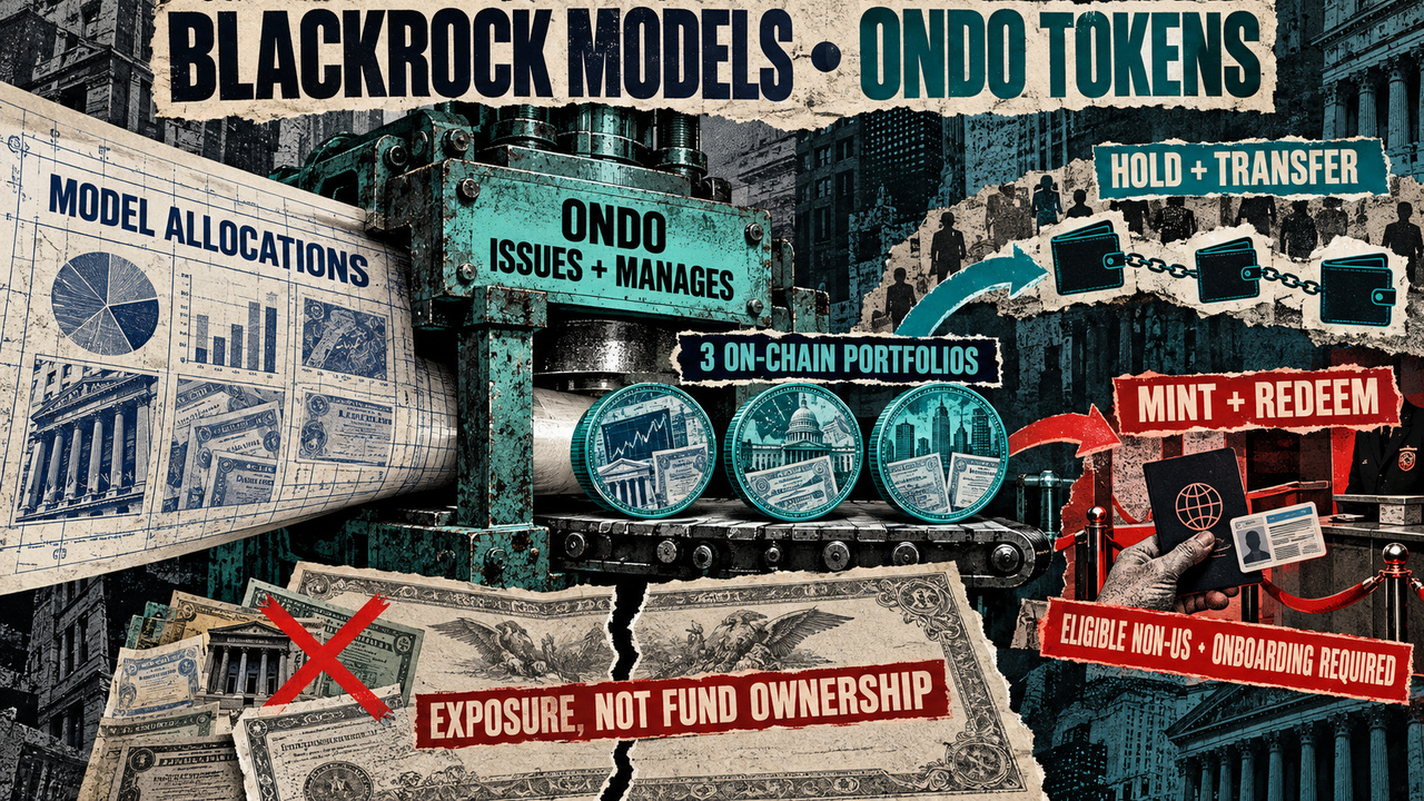 Ondo mở khóa các chiến lược danh mục đầu tư của BlackRock, nhưng chỉ những nhà giao dịch không phải người Mỹ mới được hưởng lợi