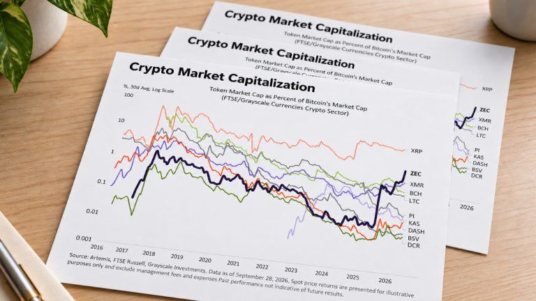 Thang độ xám: Định giá Bitcoin gần 6% của XRP đặt điểm chuẩn cho Zcash