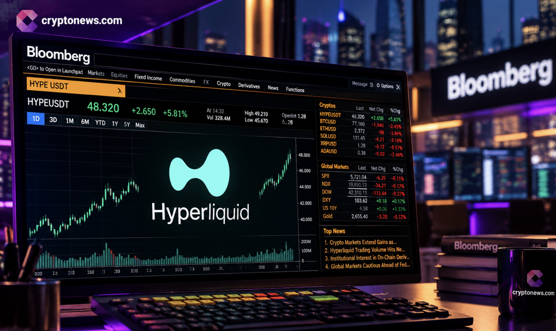 Dữ liệu siêu thanh khoản hiện có trên Bloomberg Terminal khi Trump đang nỗ lực đưa nền tảng này đến Hoa Kỳ