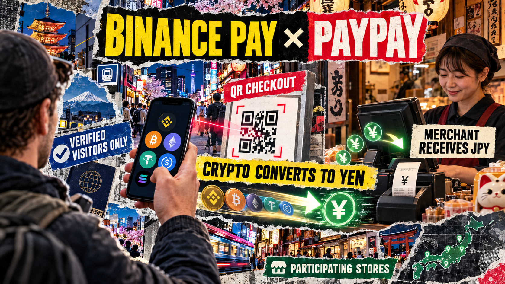 Mạng thanh toán lớn nhất Nhật Bản mở cửa cho tiền điện tử thông qua Binance Pay