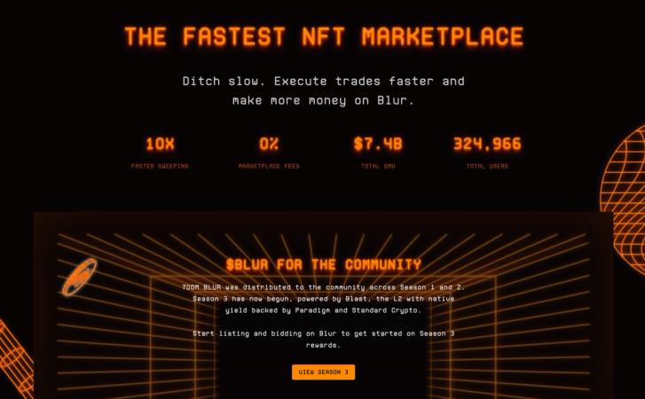 Thị trường Ethereum NFT lớn nhất một thời Blur sắp ngừng hoạt động sau khi khối lượng giảm 99%